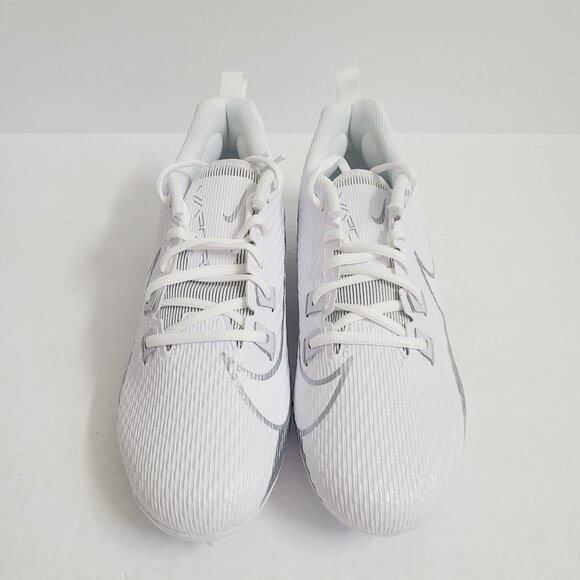 NEW Nike Vapor Edge Speed 360 2 Football Cleats DA5455-102 Size 8.5 White Silver
